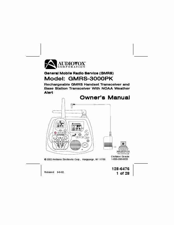 Audiovox Portable Radio GMRS-3000PK-page_pdf